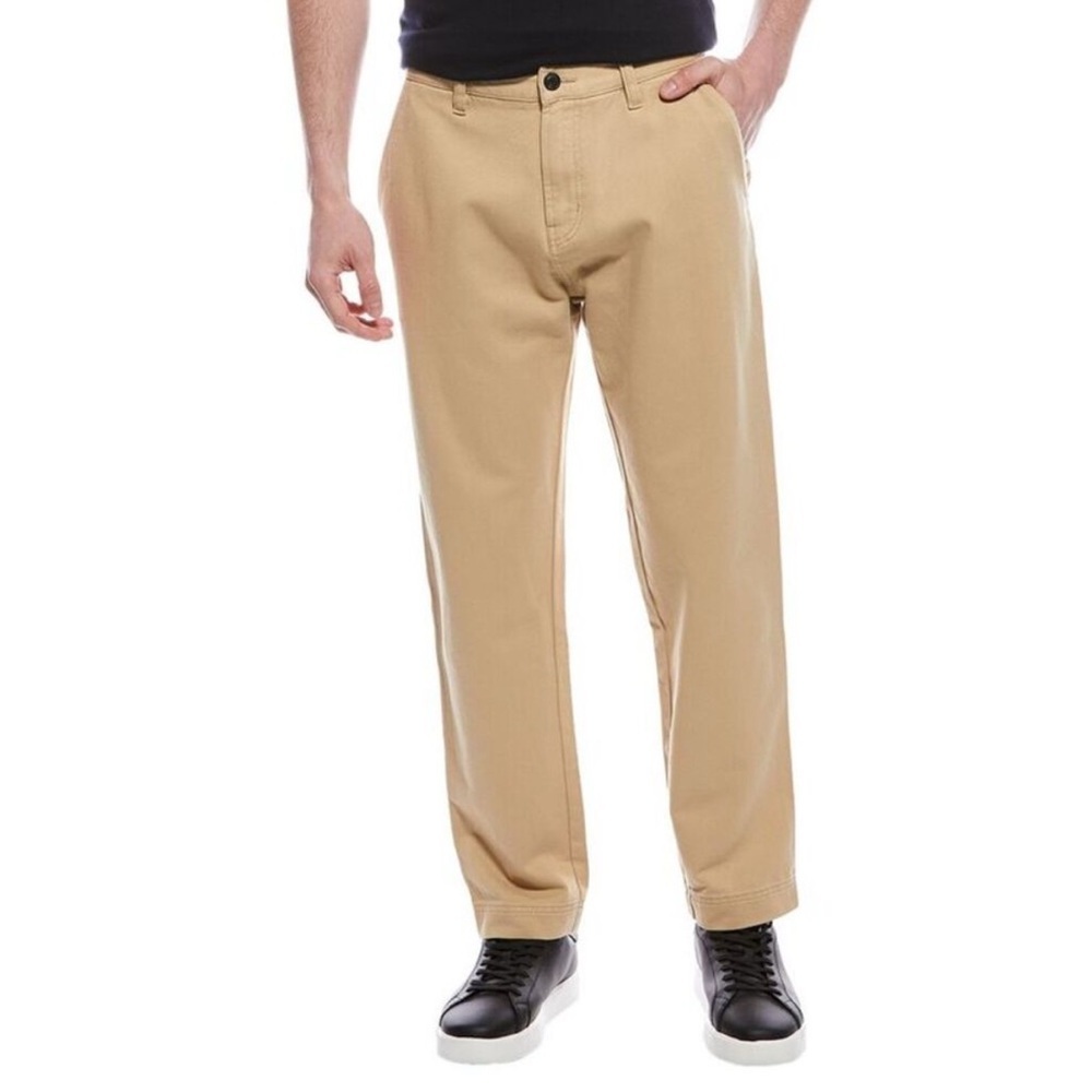 HUGO BOSS Men's 100% Cotton Flat Front Khaki Pants Size 38/32 NWT